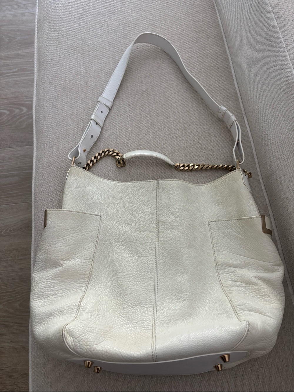 Jimmy choo Two Toned Leather Tote